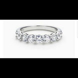 Tiffany & Co Platinum  Embrace Ring   .91 Carats